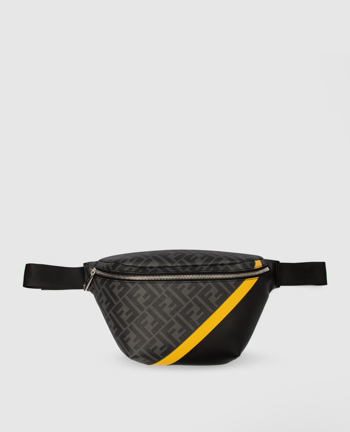 

Поясная сумка в узор FF, Серый, Поясные сумки