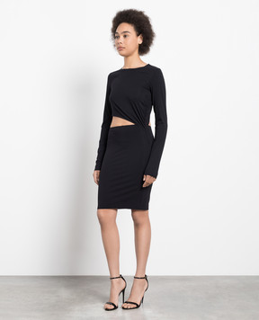 Wolford Черное платье миди Sue 53201