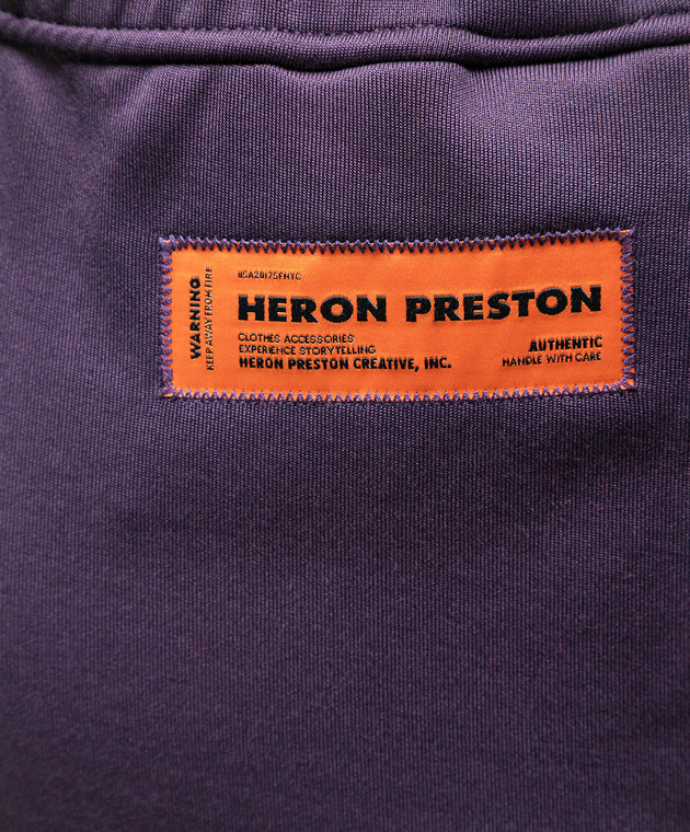 Heron Preston Фиолетовые спортивные штаны с логотипом HMCJ010F23JER001 изображение 5