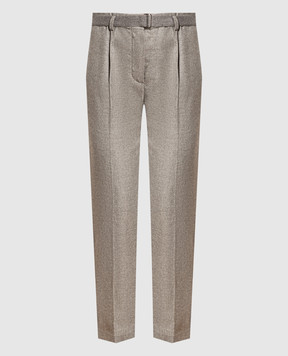 Loro Piana Сірі штани з кашеміру FAM4365