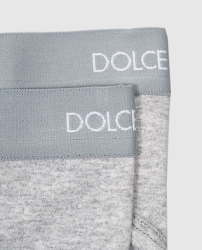 Dolce&Gabbana Дитячий набір сірих трусиків-сліпів L4J700G7OCT
