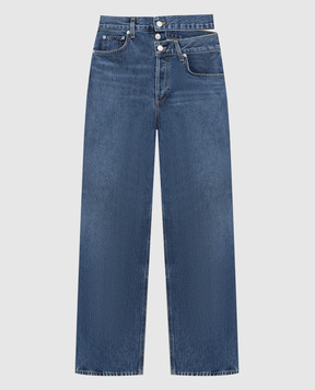 AGOLDE Синие джинсы Broken с эффектом потертости A9045B1141