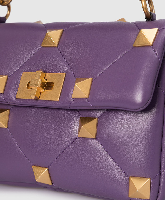 Valentino Фіолетова сумка крос-боді Roman Stud XW0B0I82BSF зображення 5
