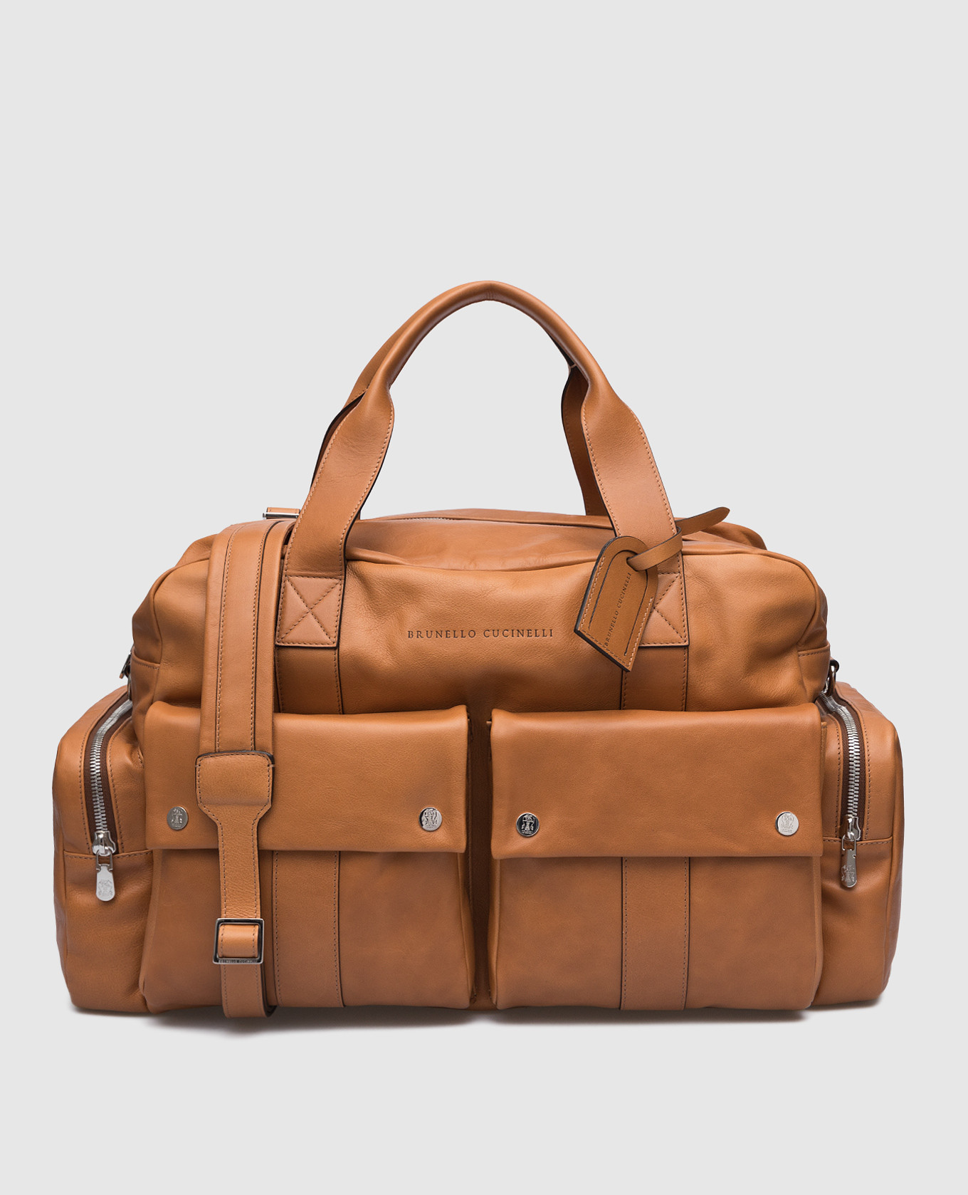 

Светло-коричневая кожаная дорожная сумка Leisure, Коричневый, Дорожные сумки