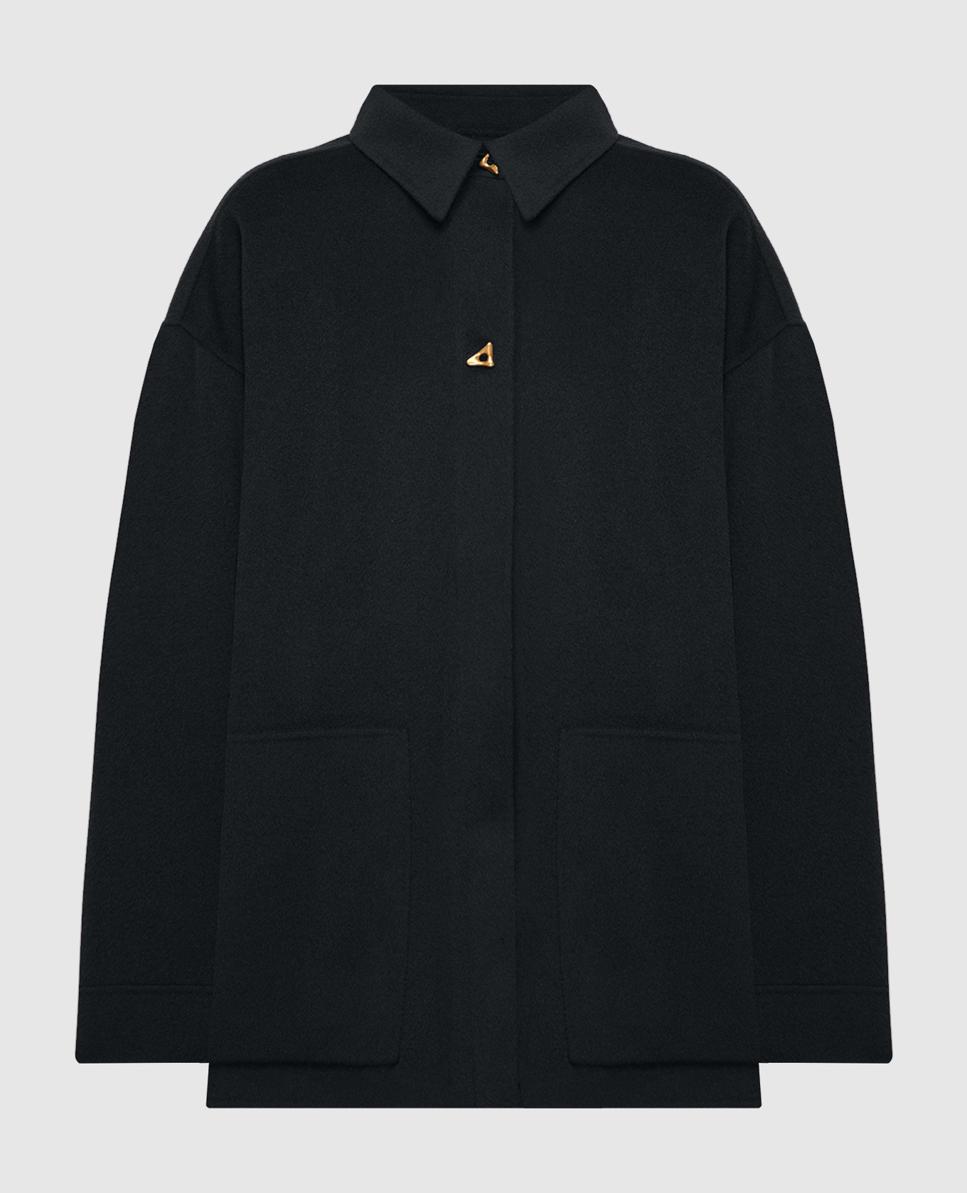 Black wool and silk Crane jacket