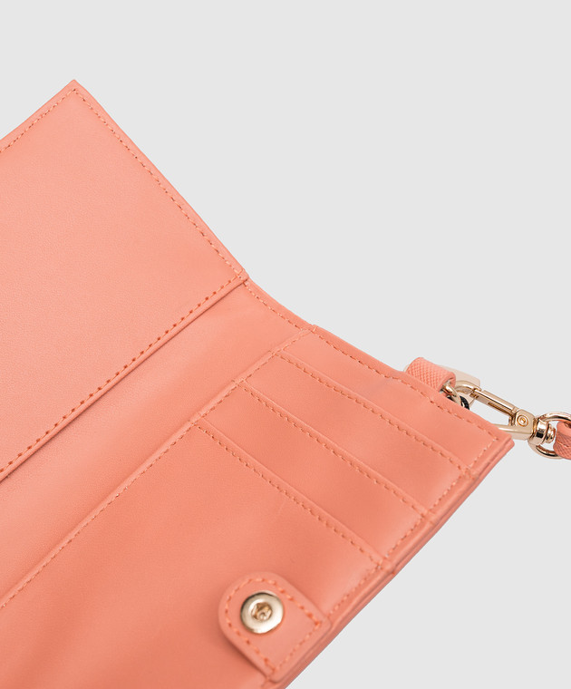 Twinset Pink purse with Oval T metal logo 231TQ740A изображение 3