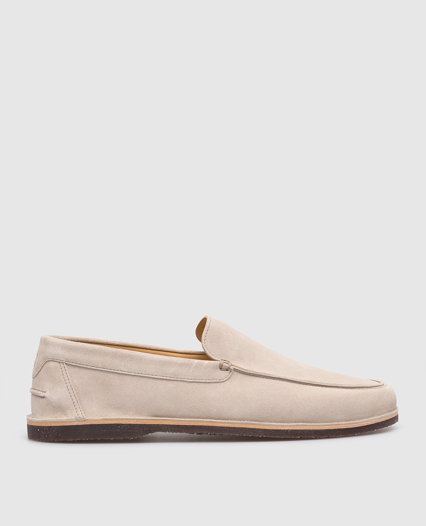 

Бежевые замшевые слипперы, Бежевый, Слиперы