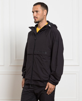 Moncler Grenoble Черная куртка Foret с логотипом 1A00011539M3