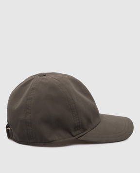 Borsalino Кепка Hiker Rain з логотипом кольору хакі B95174BVAA0019