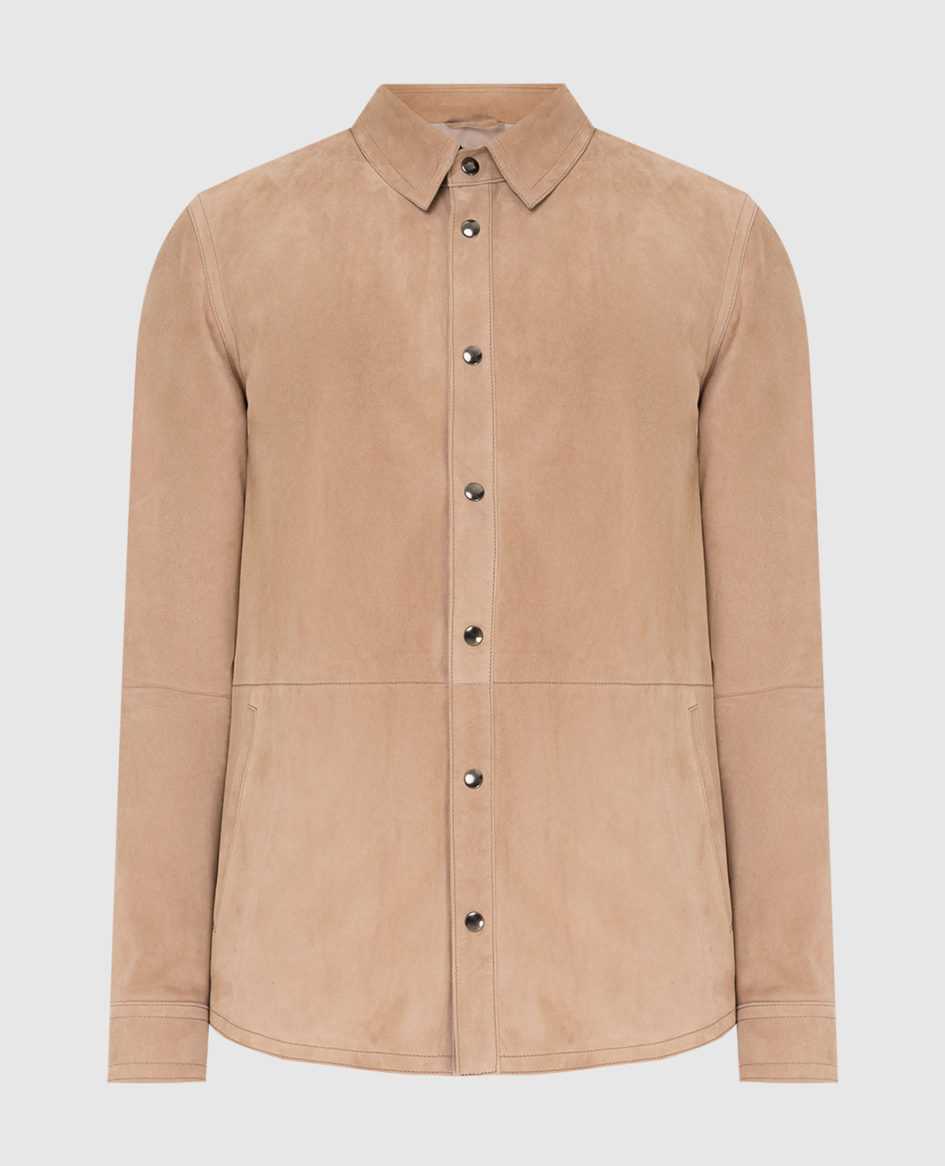 

Бежевая замшевая куртка, Бежевый, Кожанные куртки