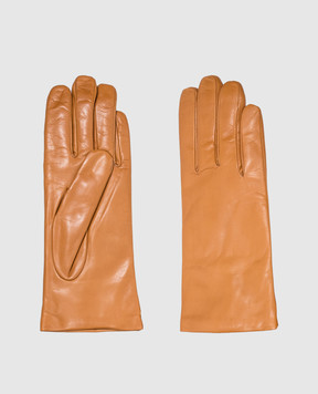 Sermoneta Gloves Коричневые кожаные перчатки SG304