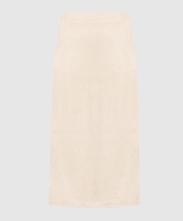 CO Beige skirt with a reaper effect 3023OPLS