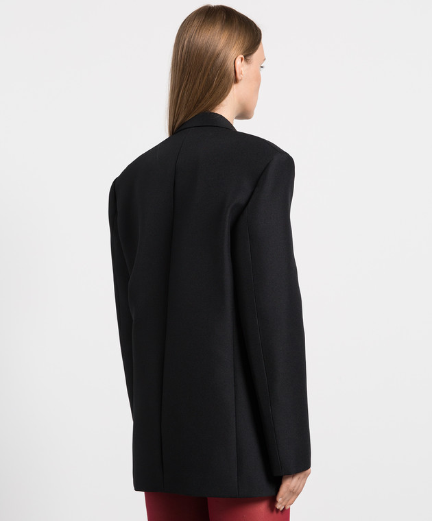 Philosophy di Lorenzo Serafini - Черный двубортный жакет