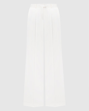 Michael Kors Белые брюки из шерсти DPA7390009108