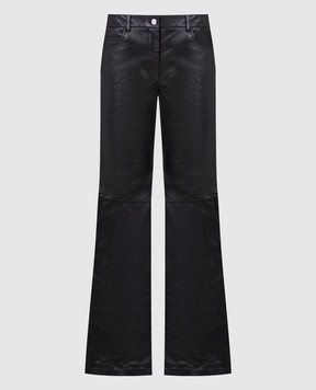 Michael Kors Черные кожаные брюки клеш DPX7450075001