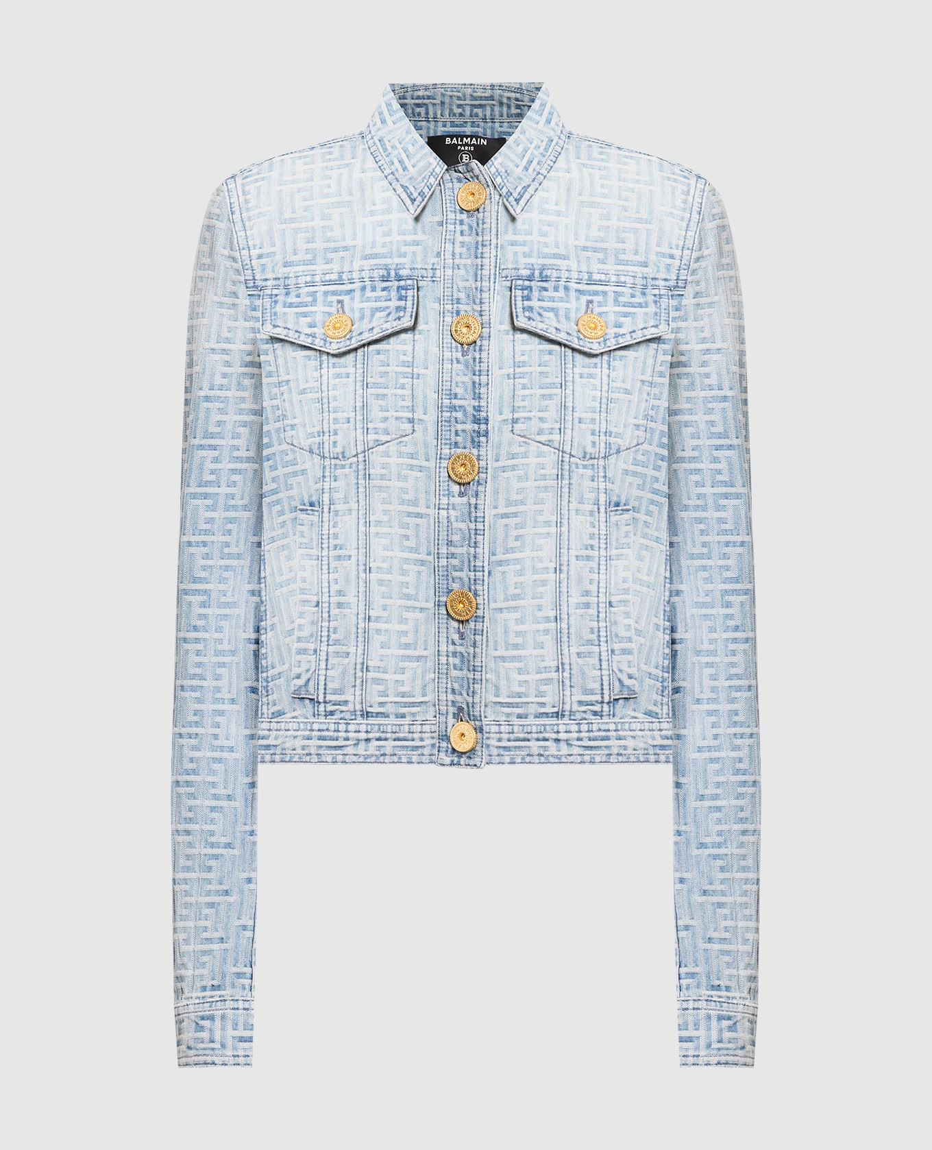 Buy Balmain Distressed-effect Denim Jacket - Blue At 65% Off