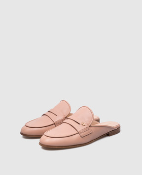 Gianvito Rossi Рожеві шкіряні мюлі Florio G9188051CUO
