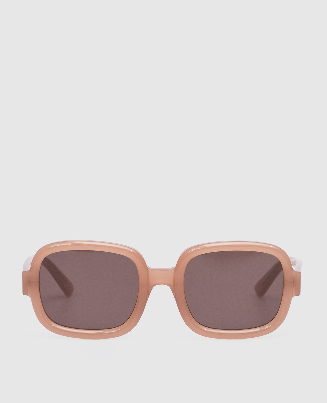 Бежевые очки Mylz с логотипом