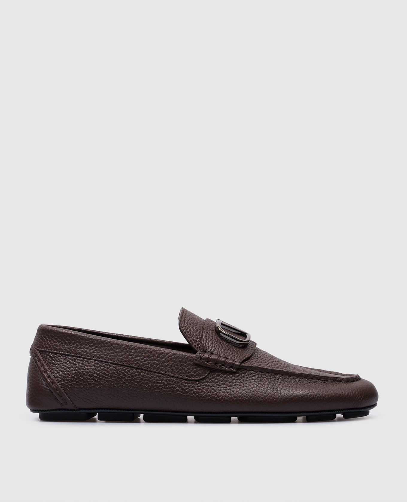 Vlogo Signature logo moccasins in brown leather