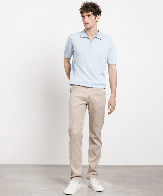 Kiton Poloshirt - Blue