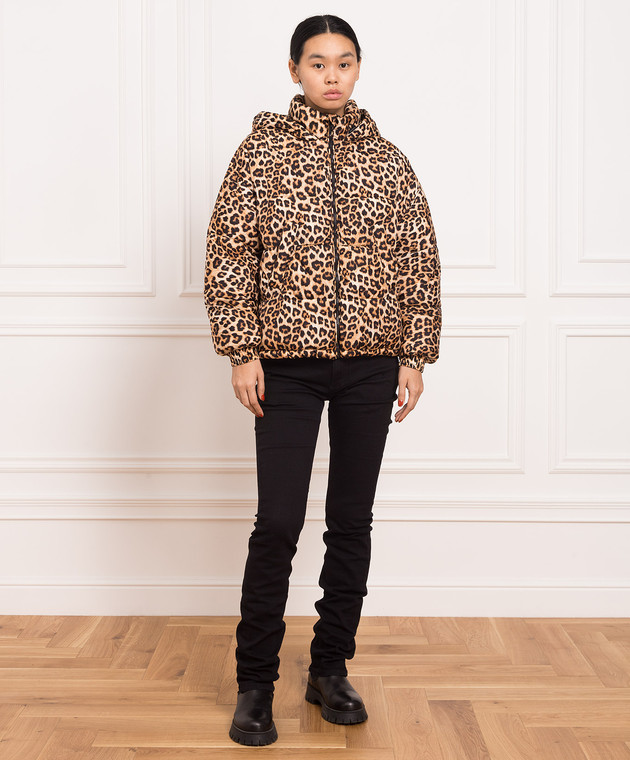 Twinset Стеганая куртка в леопардовый узор 222TP2720 изображение 2
