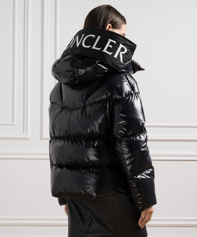 Moncler Черный пуховик Huppe 1A001315963V изображение 4