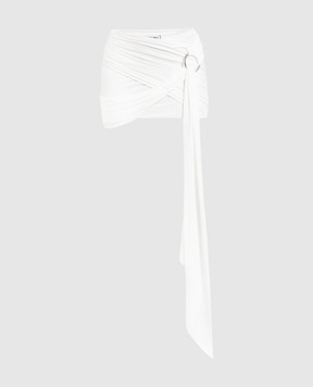 The Attico White mini skirt Fran 231WCS122E069