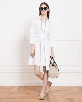 Max Mara Sportmax Белое платье-рубашка William WILLIAM