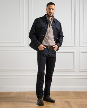 Loro Piana Синие джинсы с логотип патч FAN4393