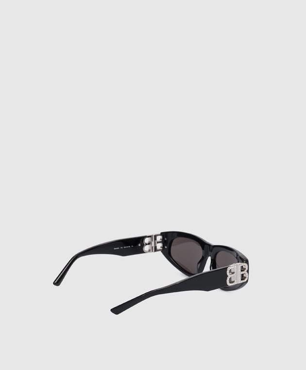 Balenciaga Black Dynasty sunglasses with crystals 621642T0041 image 4
