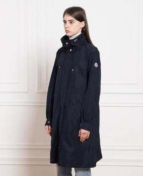 Moncler Синий плащ Kourou 1C0003054543