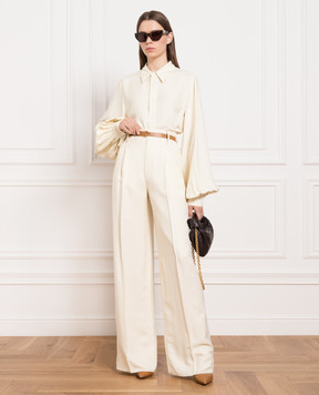Bottega Veneta Бежева блуза 708324V21J0