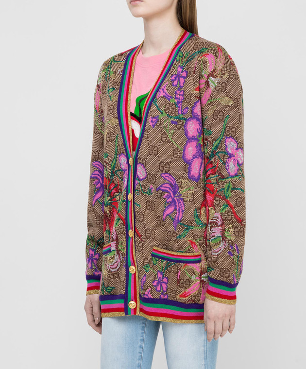 Gucci Бежевий кардиган 606080XKA7F зображення 3