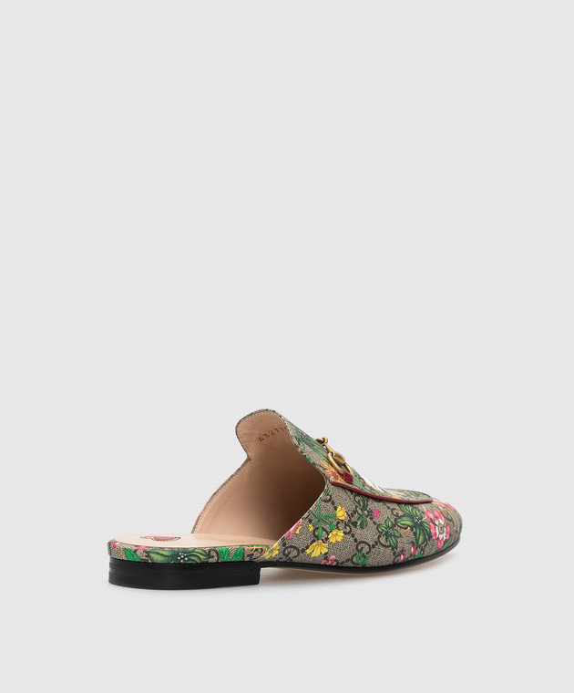 Gucci Бежевые кожаные мюли 432772HT540 изображение 4