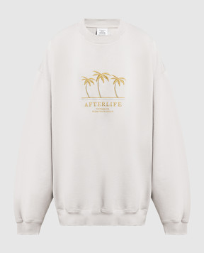 Vetements Gray sweatshirt with embroidery UE63CN140W