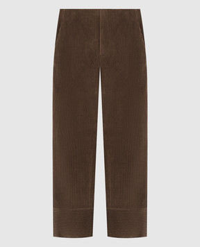 Brunello Cucinelli Вельветовые укороченные брюки MA107P6773