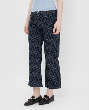 Lanvin Джинсы свободного кроя в принт JL RWTR0137D041
