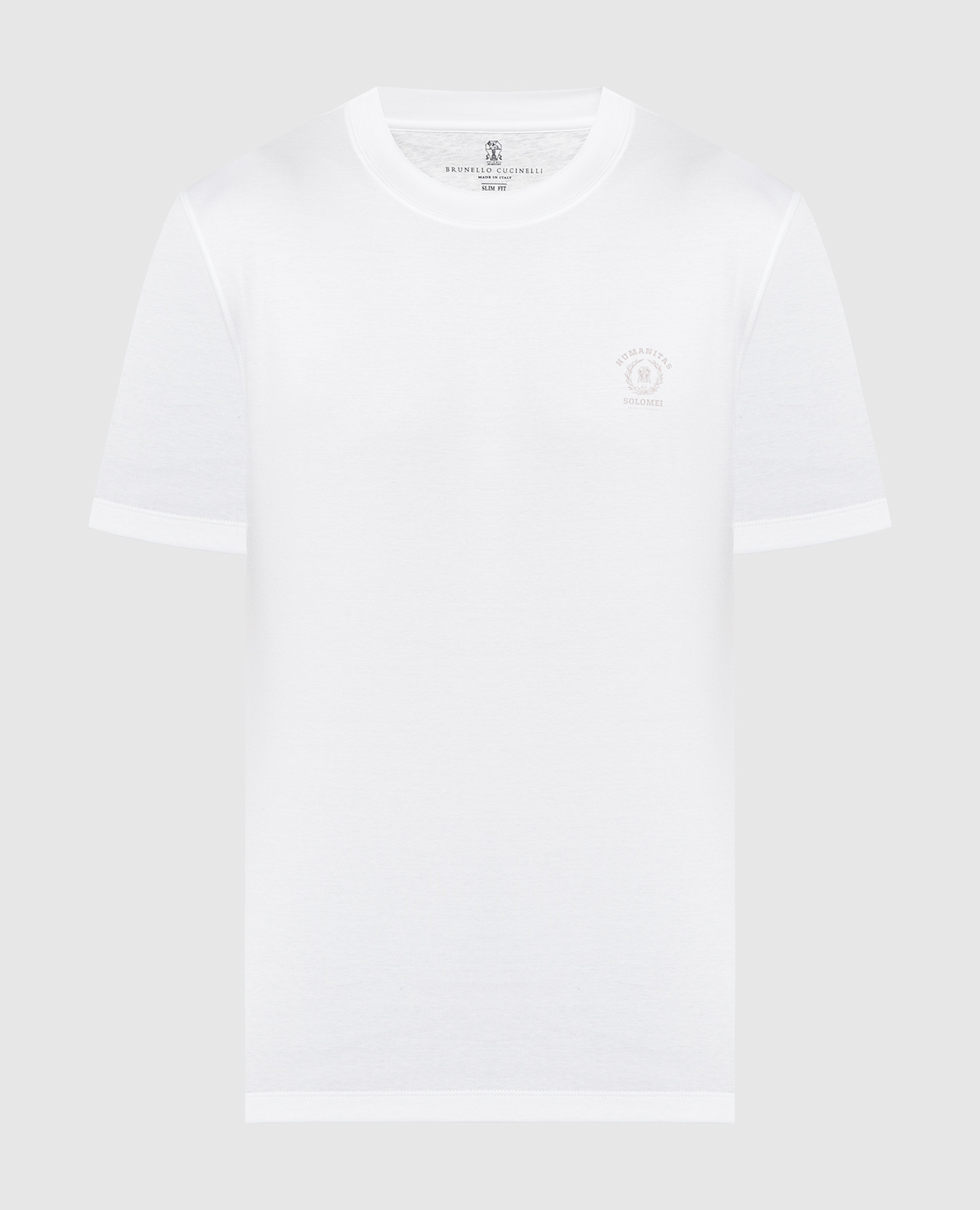White t-shirt with a print