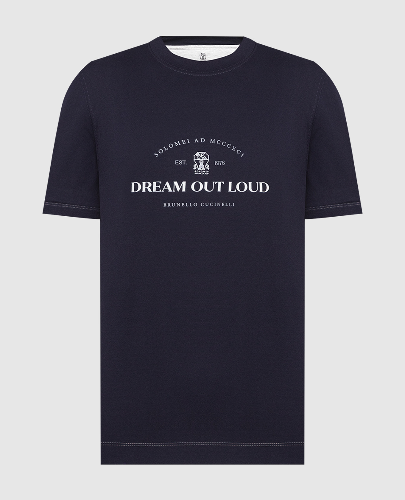 Blue t-shirt with Dream out loud print
