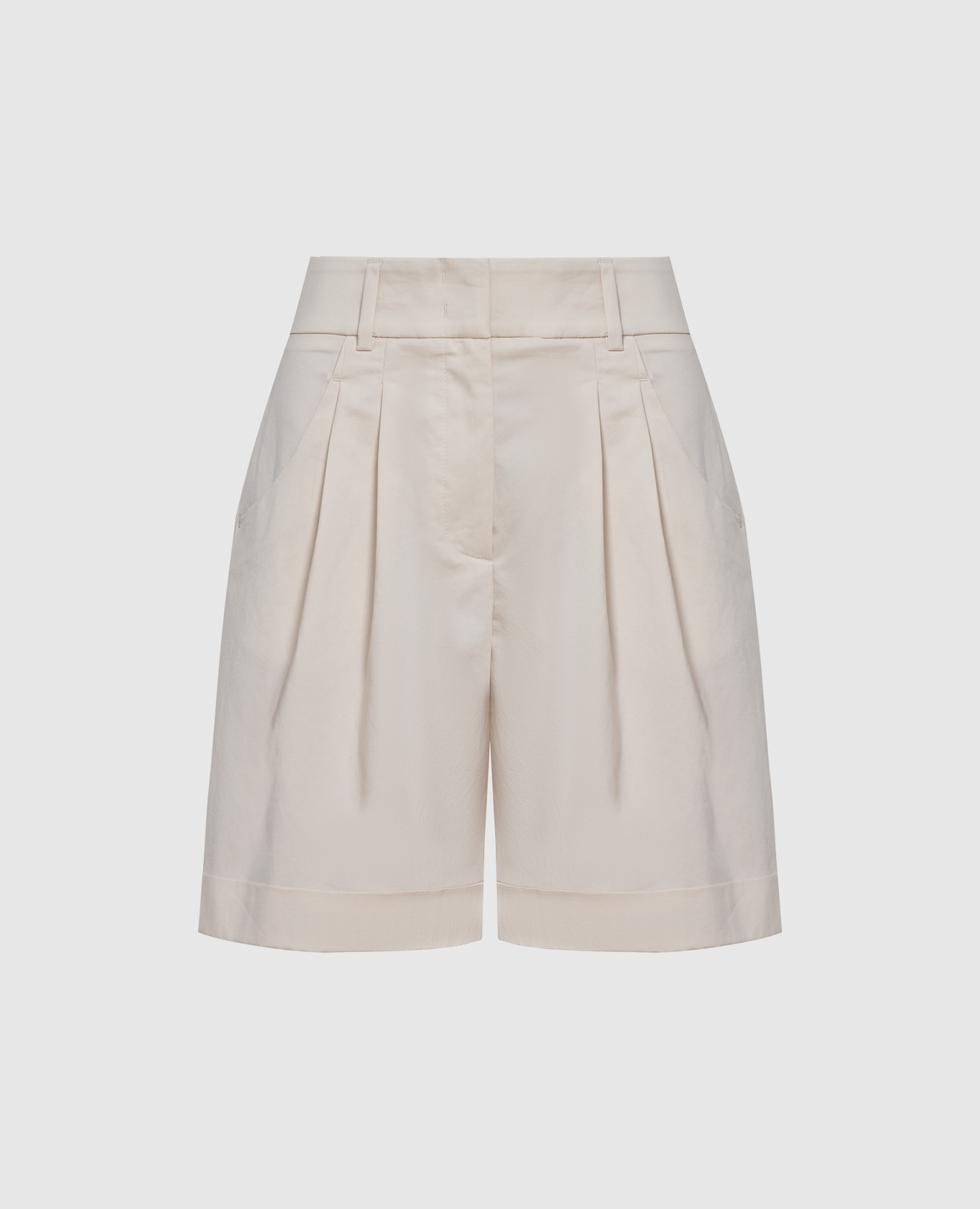 

Светло-бежевые шорты, Бежевый, Шорты