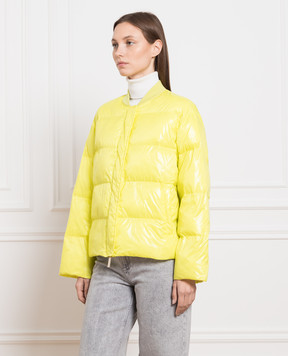 Be Florence Жовта стьобана куртка PE231