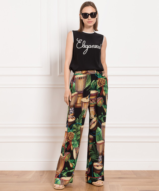 Dolce&Gabbana Printed silk pants FTAMPTIS1D2 image 2