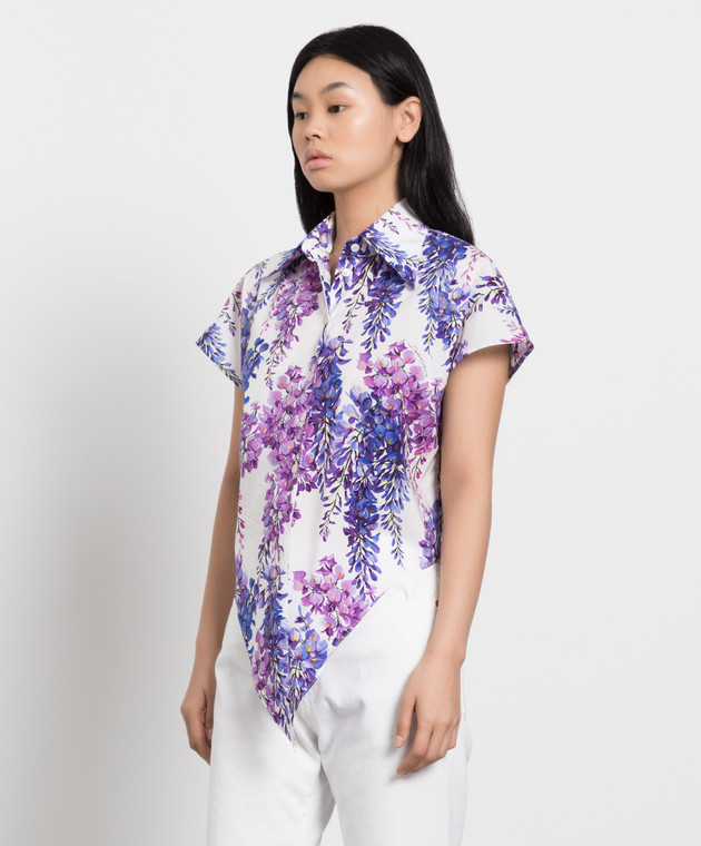 Dolce&Gabbana Blouse with wisteria print F5P59THS5MD image 3