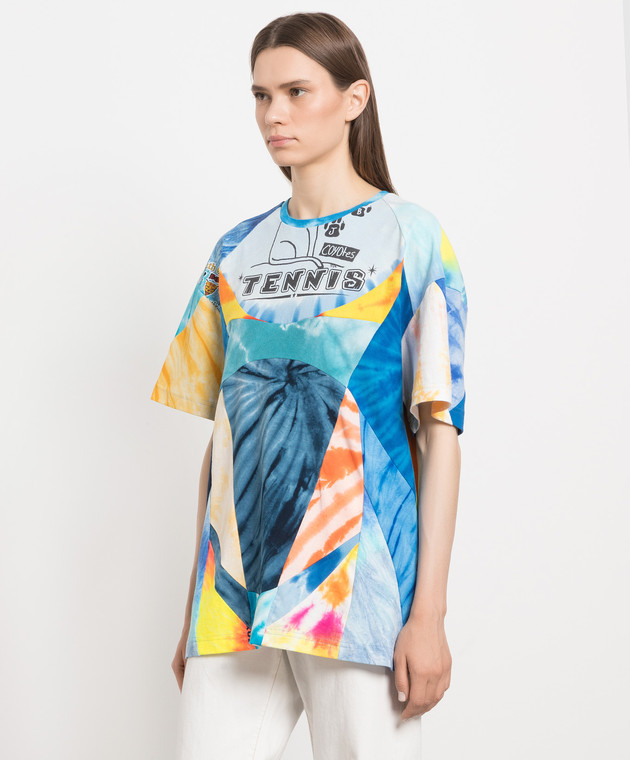 David Koma T-shirt in patchwork technique SS23DK17TS image 3
