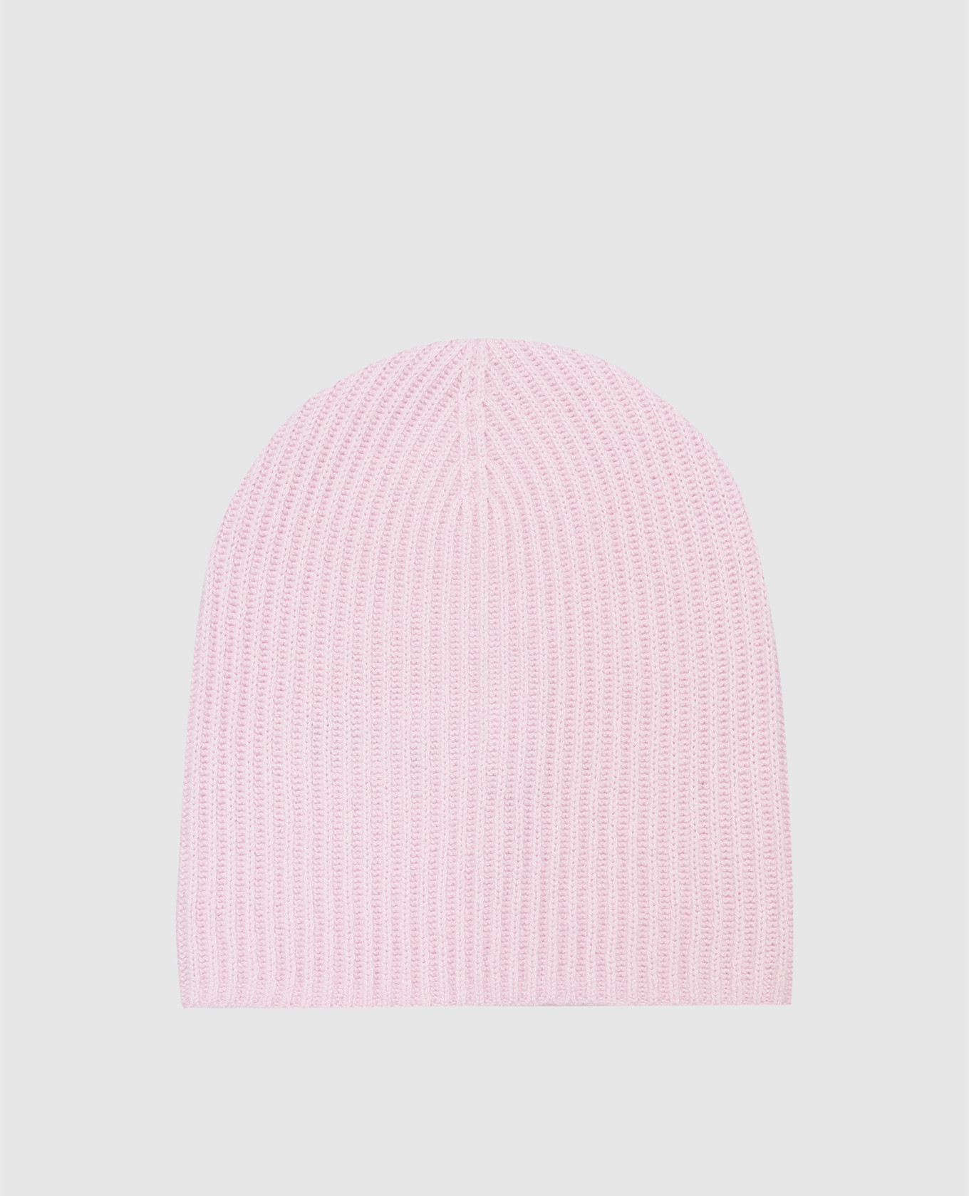 Розовая шапка из кашемира