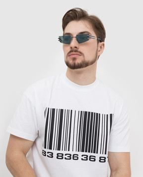 Balmain Синие солнцезащитные очки Fixe BPS123E54