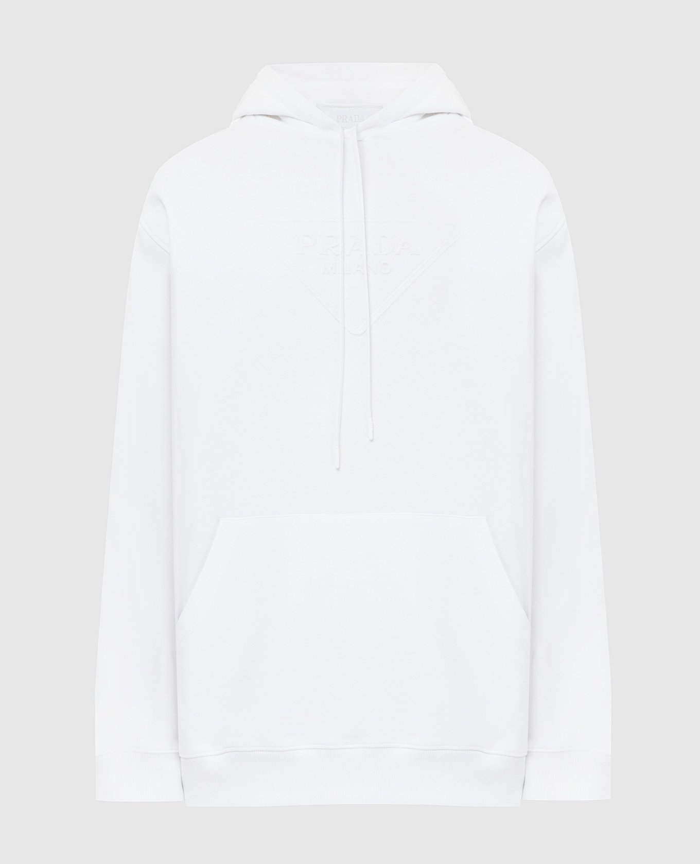 

Белое худи с логотипом, Белый, Худи