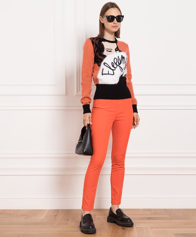 Dolce&Gabbana Orange skinny jeans FTAQWDG889I image 2
