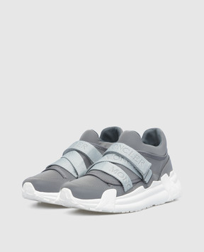 Moncler Сірі світловідбивні кросівки Compassor 4M00230M2415