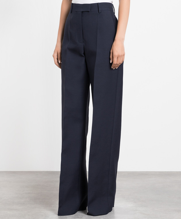 Valentino Blue trousers made of wool and silk 3B3RB5D01CF image 3